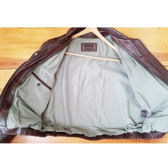 Johnston & Murphy Lambskin Leather Jacket XL - Picture 9 of 9